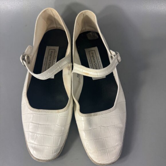 Drogheria Crivellini Home  Limited Square Toe White Niger, Size 38 - Picture 4 of 14